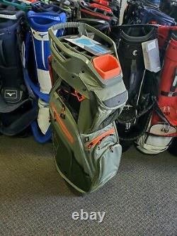 Sun mountain c-130 14 way cart bag moss black inferno