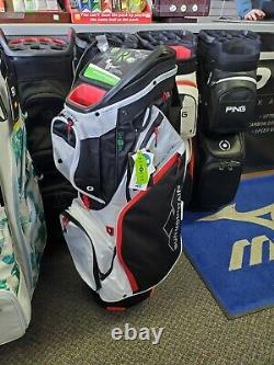 Sun mountain eco lite 14 way cart bag white black red