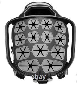 Sunday Golf Pacific Golf Cart Bag Gray Pockets 14 Way Silencer Top