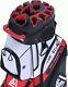 T-lock Golf Cart Bag With 14 Way Organizer Divider Top, Premium Cart Bag White