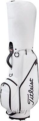 TITLEIST Golf Men's Cart Caddy Bag 9.5 x 47 Inch 3.7kg White Black TB22CTPSK