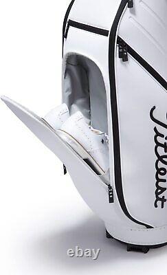 TITLEIST Golf Men's Cart Caddy Bag 9.5 x 47 Inch 3.7kg White Black TB22CTPSK