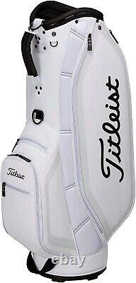 TITLEIST Golf Men's Cart Caddy Bag ASPIRE 9 x 47 inch 2.8kg White TB23ACBA New