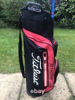 TITLEIST STADRY TROLLEY/CART GOLF BAG, 14-Way, Strap, Rainhood