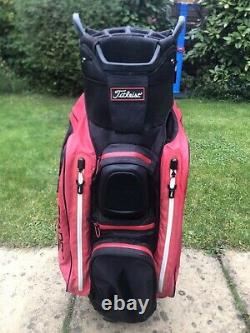 TITLEIST STADRY TROLLEY/CART GOLF BAG, 14-Way, Strap, Rainhood