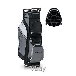 Tangkula Golf Cart Bag, Lightweight Golf Club Bag with 14-Way Dividers Top &