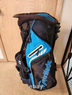 Taylor Made 14 Way Divider Carry Cart Golf Bag, 36 Tall, Blue, Stand Problem