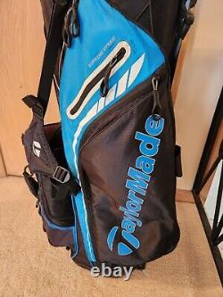 Taylor Made 14 Way Divider Carry Cart Golf Bag, 36 Tall, Blue, Stand Problem