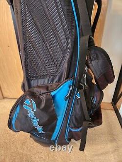 Taylor Made 14 Way Divider Carry Cart Golf Bag, 36 Tall, Blue, Stand Problem