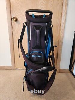 Taylor Made 14 Way Divider Carry Cart Golf Bag, 36 Tall, Blue, Stand Problem