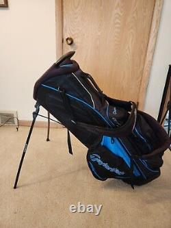 Taylor Made 14 Way Divider Carry Cart Golf Bag, 36 Tall, Blue, Stand Problem