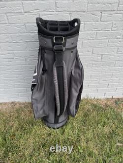 TaylorMade 14-Way Dividers Pockets Black & Gray Golf Cart Bag