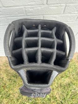 TaylorMade 14-Way Dividers Pockets Black & Gray Golf Cart Bag