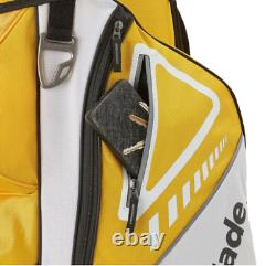 TaylorMade 2022 Select Cart Bag YellowithWhite/Black
