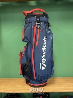 TaylorMade 2023 Pro Cart Golf Bag NEW USA EDITION. Navy/ Red