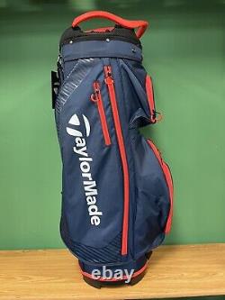 TaylorMade 2023 Pro Cart Golf Bag NEW USA EDITION. Navy/ Red