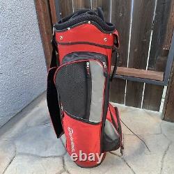 TaylorMade 6-Way Golf Cart Bag Red/Black