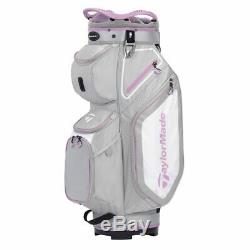 TaylorMade 8.0 14-WAY Divider Golf Cart Bag Grey/Purple NEW! 2020
