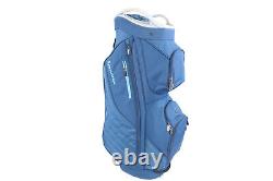 TaylorMade Blue Cart Bag 14 Dividers 7 Pockets Rain Cover