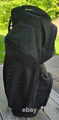 TaylorMade Cart Lite Cart Bag Black 14-Way Divide Single Strap Golf Bag