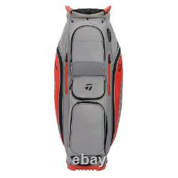 TaylorMade Cart Lite Golf Trolley/Cart Bag Grey/Blood Orange NEW! 2020