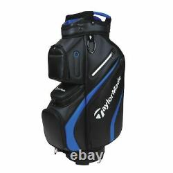 TaylorMade Deluxe 14-WAY Trolley/Cart Golf Bag Black/Blue NEW! 2021