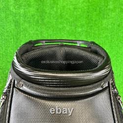 TaylorMade Golf Auth-tech Cart Bag 9 x 47in 4-way Men's 2025 Model Black / Red