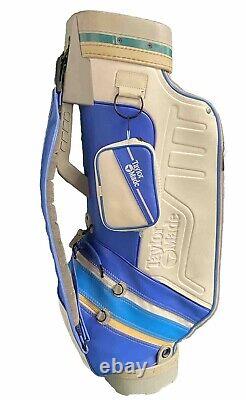 TaylorMade Golf Bag Single Strap 6-Way 5 Pockets Matching Clip-On Pouch Vintage