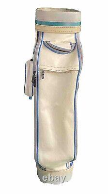 TaylorMade Golf Bag Single Strap 6-Way 5 Pockets Matching Clip-On Pouch Vintage
