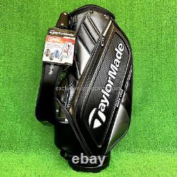 TaylorMade Golf Cart Caddy Bag TM24 Auth-Tech 9.5 x 47in 5-way Black Gun Metal