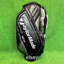 TaylorMade Golf Cart Caddy Bag TM24 Auth-Tech 9.5 x 47in 5-way Black Gun Metal