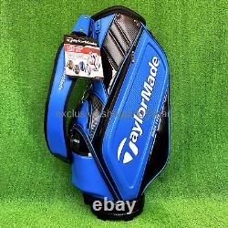 TaylorMade Golf Cart Caddy Bag TM24 Auth-Tech 9.5 x 47inch 5 way Blue / Black