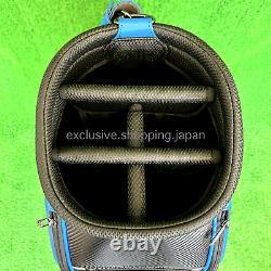 TaylorMade Golf Cart Caddy Bag TM24 Auth-Tech 9.5 x 47inch 5 way Blue / Black