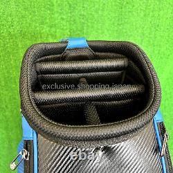 TaylorMade Golf Cart Caddy Bag TM24 Auth-Tech 9.5 x 47inch 5 way Blue / Black