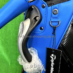 TaylorMade Golf Cart Caddy Bag TM24 Auth-Tech 9.5 x 47inch 5 way Blue / Black