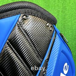 TaylorMade Golf Cart Caddy Bag TM24 Auth-Tech 9.5 x 47inch 5 way Blue / Black