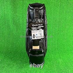 TaylorMade Golf Premium Modern Cart Bag 9.5 x 47in 4-way 3.8kg 2024 Model Black