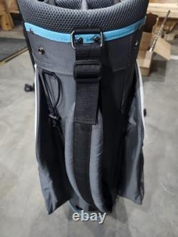 TaylorMade Kalea Cart Bag Blue/Gray 14-Way Divider Cart Bag