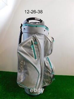 TaylorMade Kalea Women's Cart Golf Bag Grey/Green/White New