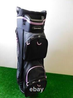 TaylorMade Ladies Kalea Lanai Cart Golf Bag Purple/Black 15-Way Top NEW