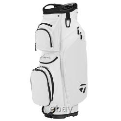 TaylorMade Mens Cart Lite Cart Golf Bag N2687601 White New 2024
