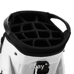 TaylorMade Mens Cart Lite Cart Golf Bag N2687601 White New 2024