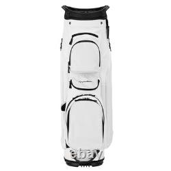TaylorMade Mens Cart Lite Cart Golf Bag N2687601 White New 2024