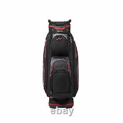 TaylorMade N6555901 Golf 2019 Select Club Cart Bag Black Red 7 Valuable Pockets