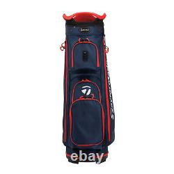 TaylorMade Pro 2023 Navy Red Cart Golf Bag