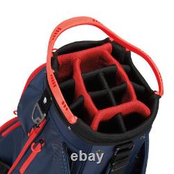 TaylorMade Pro 2023 Navy Red Cart Golf Bag