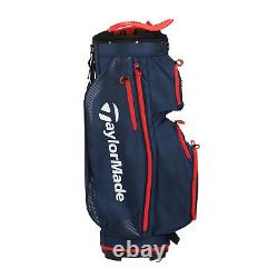 TaylorMade Pro 2023 Navy Red Cart Golf Bag