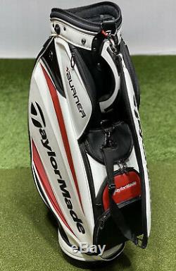 TaylorMade R9 TP Burner T2 Demo Cart Staff 8.5 Golf Bag + Rain Hood MINT! #2256