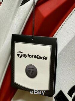 TaylorMade R9 TP Burner T2 Demo Cart Staff 8.5 Golf Bag + Rain Hood MINT! #2256