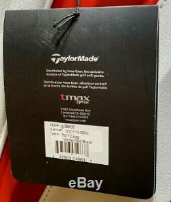 TaylorMade R9 TP Burner T2 Demo Cart Staff 8.5 Golf Bag + Rain Hood MINT! #2256